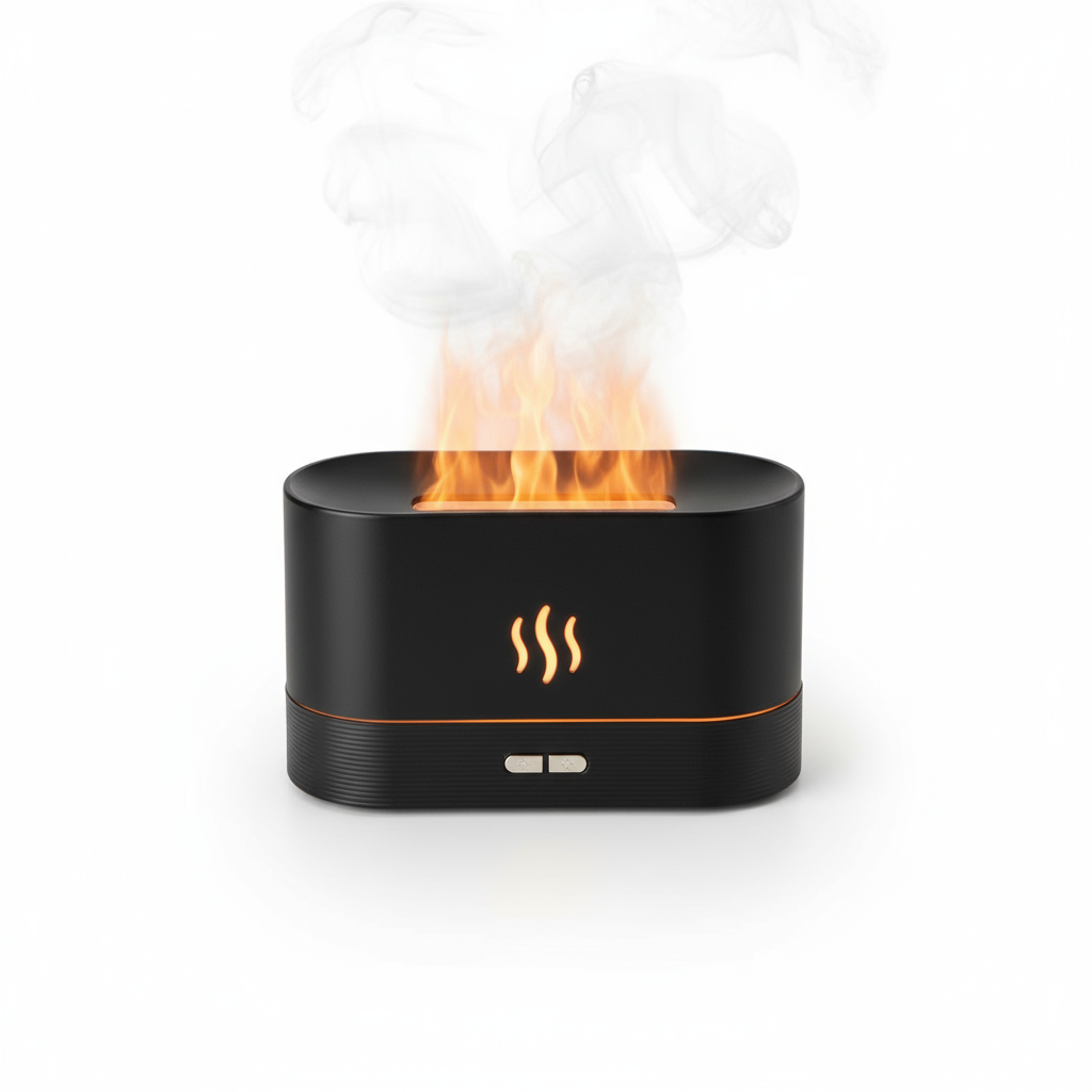 Flame Aroma Diffuser & Humidifier with Auto-Off